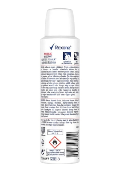 Rexona Musk 48 Saat Kadın Sprey Deodorant 3 x 150 ML