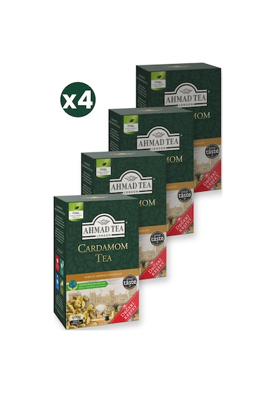Ahmad Tea Cardamom Tea 400 G Dökme Çay 4'li Ekonomik Paket Toplam 1600 Gram Dökme Çay