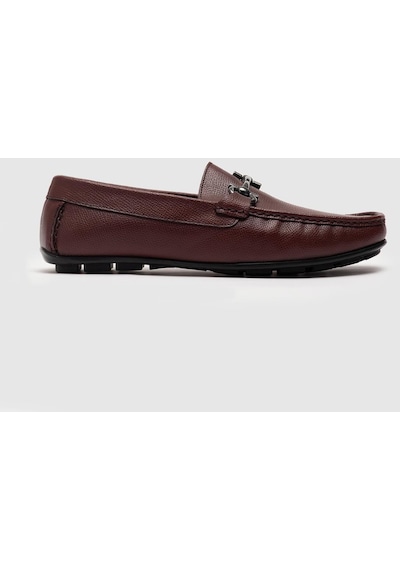 Cabani Hakiki Deri Bordo Erkek Loafer Ayakkabı Bordo (521641106) Bordo
