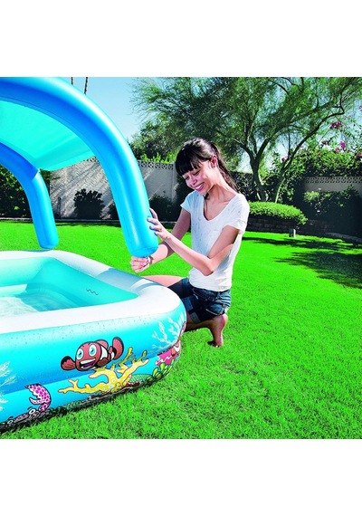 Top Hediye-bestway Gölgelikli Oyun Havuzu - 147x147x122cm - 52192 Diğer