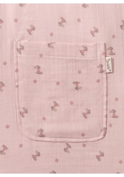 Sterntaler Emmi Girl Bebek Poncho 100% Pamuk, Figürlü, Cepli Ve Şapkalı Pembe