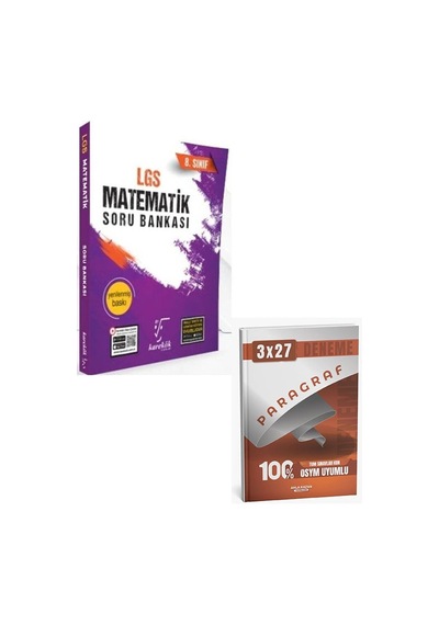 Karekök 2027 8. Sınıf Lgs Matematik Soru Bankası+anla Kazan Paragraf Deneme