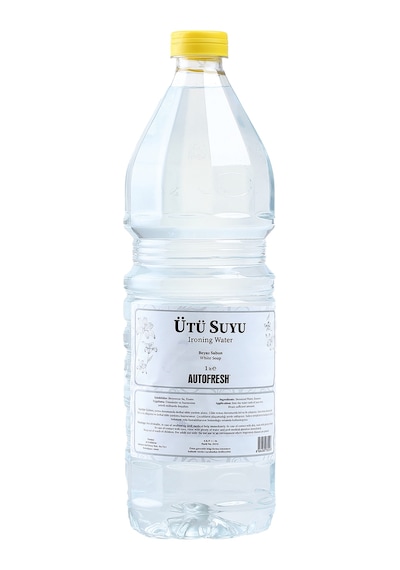 Ütü Suyu 1 Litre Beyaz Sabun Kokulu 1 Lt Buhar Kazanlı Ütülere Uygun Kireç Yapmaz Formül Seffaf
