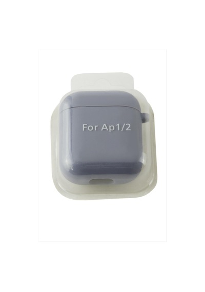 Airpods 1-2 Nesil Uyumlu Kablosuz Silikonlu Kulaklık Kılıfı Mor