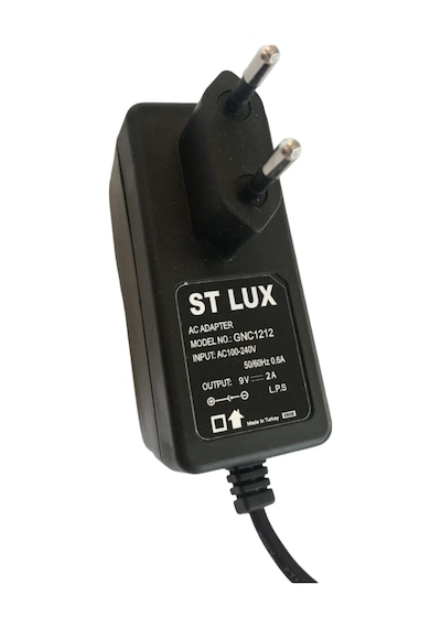 9 Volt 2 Amper Şase Ters Adaptör - 9V 2A Adaptör Jack 5.5X2.1