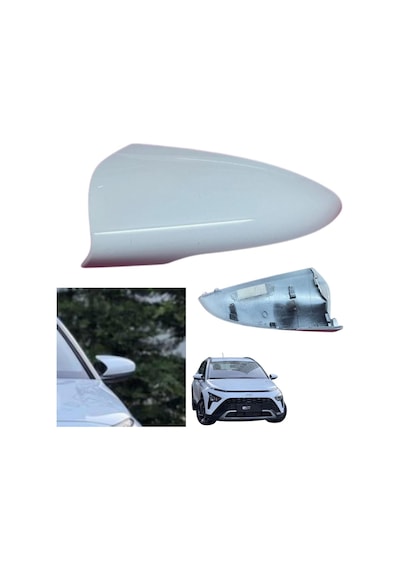 Hyundai İ20 Ayna Kapağı Sol Beyaz 2020+