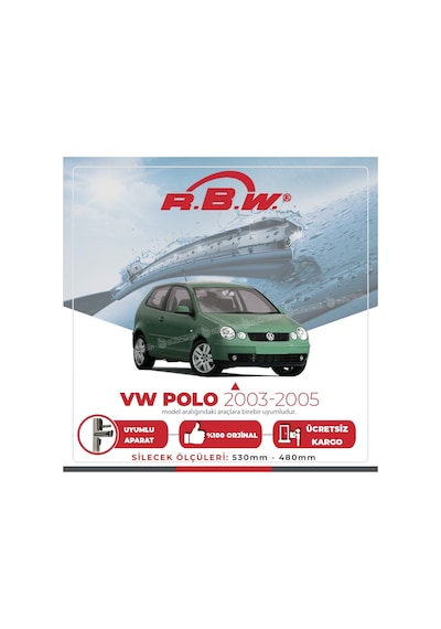 Volkswagen Polo Muz Silecek Takımı (2003-2005) RBW Volkswagen Polo Muz Silecek Takımı (2003-2005) RBW