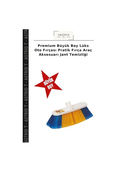 Premium Büyük Boy Lüks Oto Fırçası Pratik Fırça Araç Aksesuarı Jant Temizliği