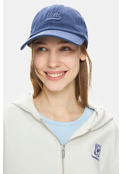 Ucla Esther Kemik Rengi Fermuarlı Ve Cepli Nakışlı Loose Fit Kadın Sweatshirt Kemik Rengi
