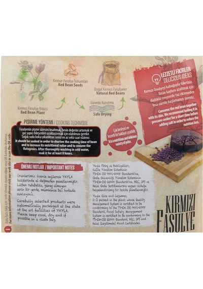 Gurme Kırmızı Fasulye 500 Gr