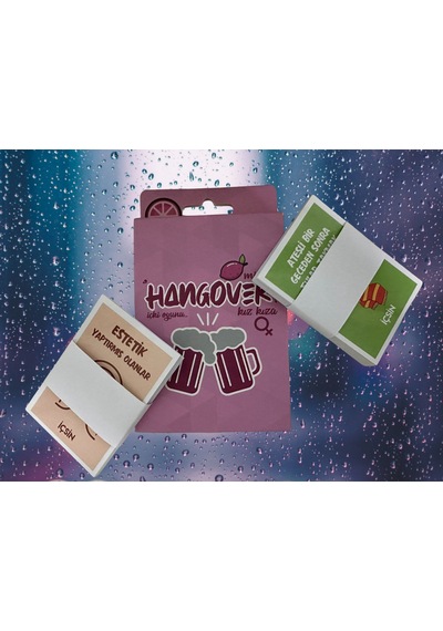 Hangover Kız Kıza Mini İçki Kart Oyunu