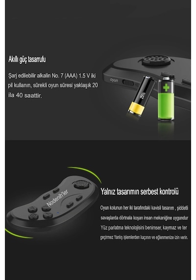 Uray Store Shinecon Sc-b01 Sanal Gerçeklik Gözlüğü Kumandası - Siyah