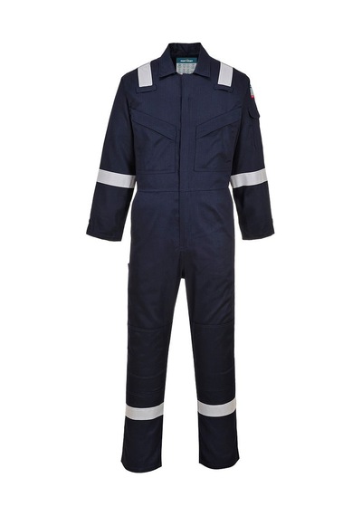 Portwest FR-21 Hafif Anti Statik Alev Almaz Tulum Lacivert L -