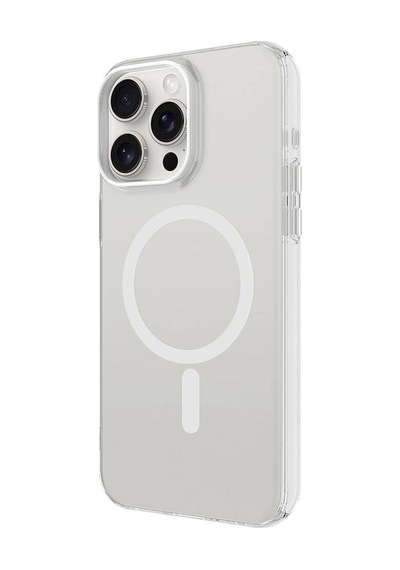 Nourthkiingdom Apple Uyumlu iPhone 15 Pro Max Nrtk Magsafe Şarj Özellikli Buzlu Transparan C-pro Sert Kılıf-derin M Derin Mor