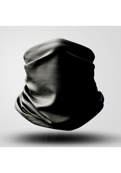 Sıyah Motorcu Bandana Maske Outdoor Boyunluk Unisex Siyah