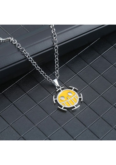 One Piece Kalp Pirates Heart Korsanları Kolye 92216901 Beyaz