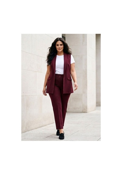 Hanezza Şık Kadın Atlas Blazer Yelek - 4 Mevsim Ofis Ve Günlük Kombinler Şarap Rengi - 4035067 Şarap Rengi Hanezza Şık Kadın Atlas Blazer Yelek - 4 Mevsim Ofis Ve Günlük Kombinler Şarap Rengi - 4035067 Şarap Rengi