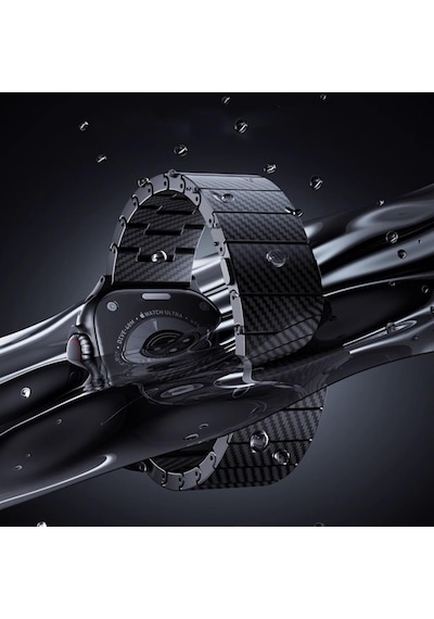 Apple Uyumlu Watch 40mm Kordon Ultra Hafif 600d Karbon 90 Kordon