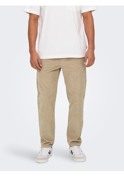 Only & Sons Erkek Lastikli Bel Kadife Pantolon - 22029790