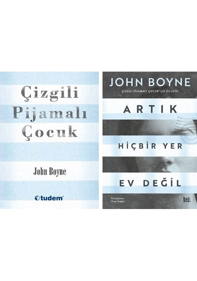 Çizgili Pijamalı Çocuk - Artık Hiçbir Yer Ev Değil / 2 Kitap Set - John Boyne