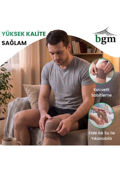 Premium Elastik Bandaj 3 Lü Karma Set Yüksek Kalite Esneklik Ve Dayanıklılık Spor & Ortopedik Destek 10cm 15cm 20cm