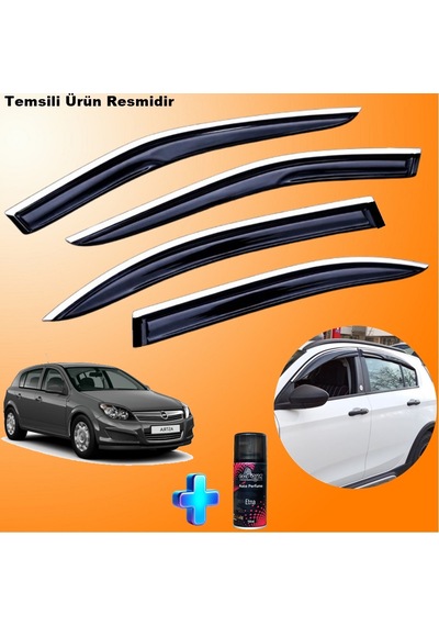 Opel Astra H Hb Krom Cam Rüzgarlığı Abs Nikelajlı Mügen Cam Rüzgarlığı 2004-2015 Arası + Ebrayn 150ml Koku