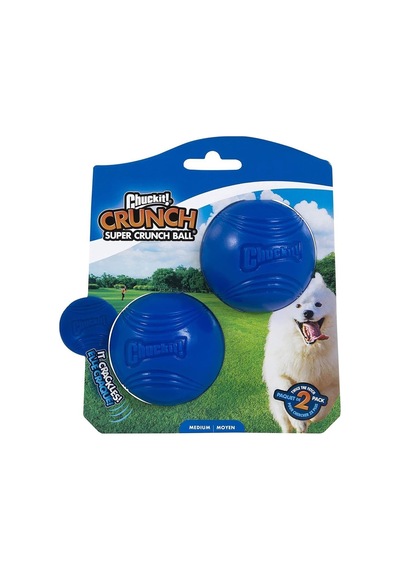 Köpek Çekiştirme Topu 2'li Super Crunch Orta Boy