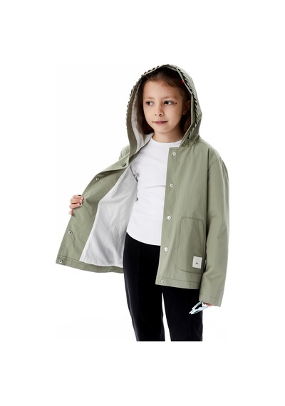 Benitto Kids Kız Çocuk Mevsimlik Yağmurluk Ceket 51360 Yeşil