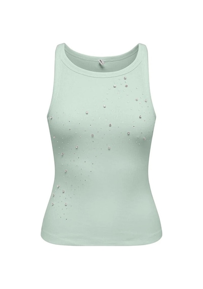 Only Onlfiliz S/l Stone Tank Top Box Kadın Bluz 15368917 Yeşil
