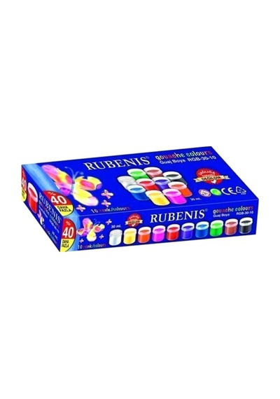 Rgb-30-10 Guaj Boya 10'lu Karışık Renkli