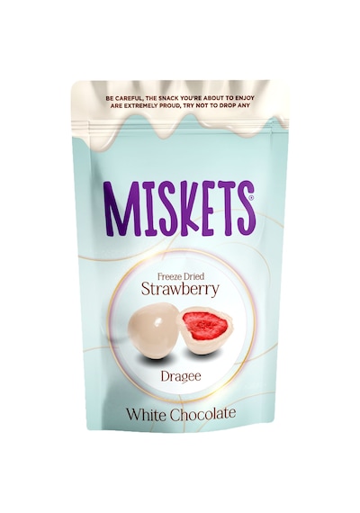 Miskets Beyaz Çikolata Kaplamalı Çilek 80 G