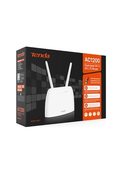 Tenda 4G07 AC1200 Dual-Band Wi-Fi 4G LTE Router