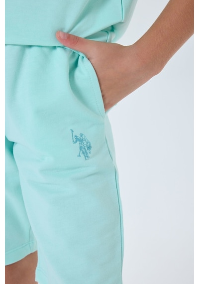 U.s. Polo Assn. Kız Çocuk Yeşil Bermuda Takım 5274-49904 Yeşil