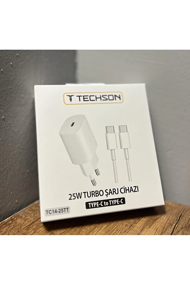 Techson 25w Type-c To Type-c Turbo Şarj Cihazı Diğer
