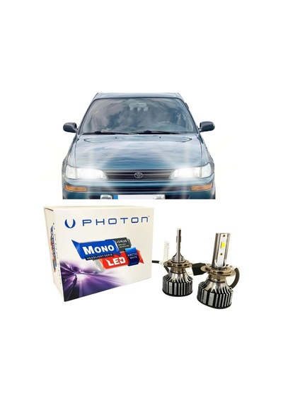 Toyota Corolla Efsane Kasa Led Xenon Sis Farı Ampulü H4 Mono Yeni Seri Beyaz 1992-1998