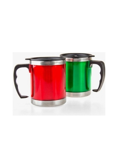 Termoslu Bardak Trel Mug Çok Renkli