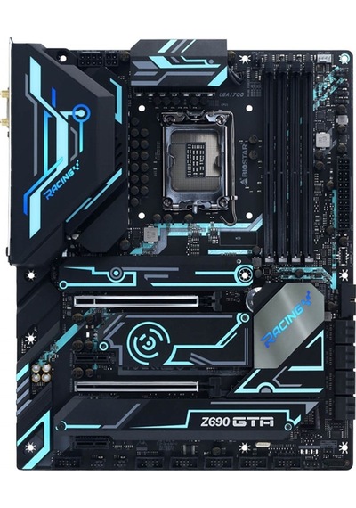 Biostar Z690GTA Intel Z690 5000 MHz (OC) DDR4 Soket 1700 ATX Anakart