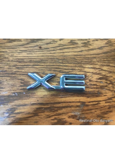 Toyota Corolla E100 Xe Bagaj Yazısı Krom 3d Kabartmalı Amblem Logo Çift Taraf Bantlı A Kalite