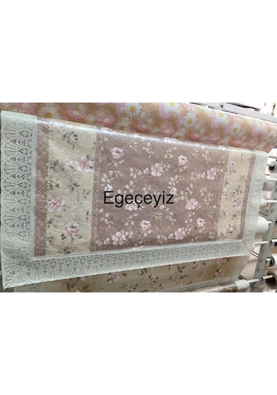 Muşamba Masa Örtüsü Pvc Kenarı Dantel Süper Japon Teknolojisi. (461272634)