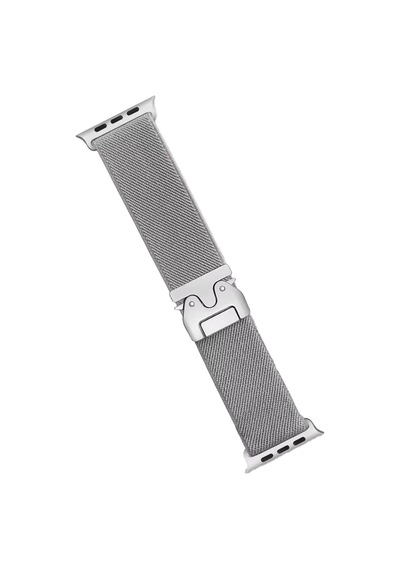 Newface Apple Watch 42mm Forest Kumaş Kordon - Titan Gri Diğer
