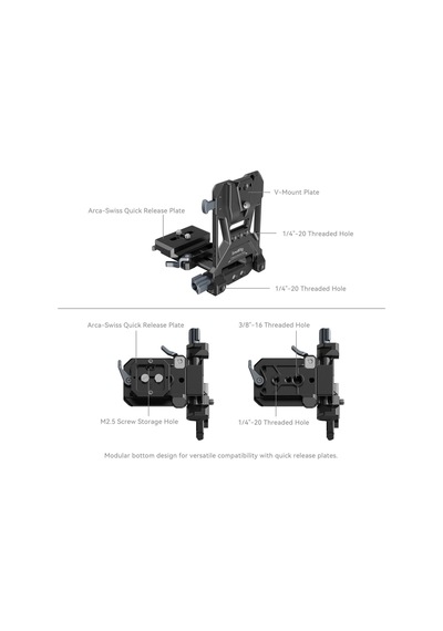 Smallrig 4064b V-mount Pil Montaj Sistemi