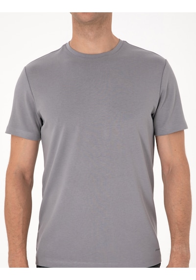 Pierre Cardin Erkek Gri Tişört 50308037-vr024 Gri