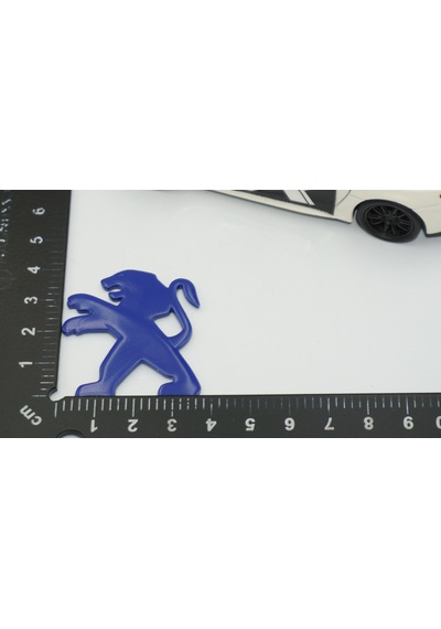 Dk Tuning Direksiyon Mavi Logo Amblem Arma Peugeot İle Uyumlu