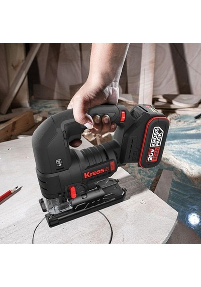 Kress KUE6.91 20V Profesyonel Şarjlı Solo Dekupaj Testere