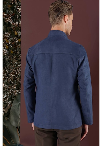 Efor Ka 080 Slim Fit Havacı Mavi Spor Kaban Mavi