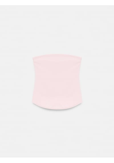 Dilvin 21218 Straplez Top-toz Pembe