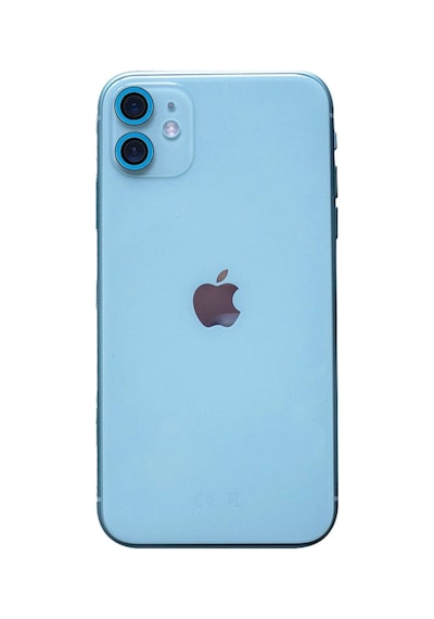 Northcity Apple Apple Uyumlu iPhone 11 Neon Fosforlu Kamera Lens - Mavi