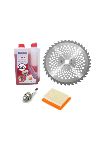 Kmtmak Motorlu Tırpan Fr-fs 450 480 Hava Filtresi Buji Elmas Daire Testere 2t Yağ