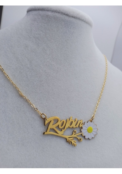 Hifa Diamond İsimli Kolye Papatya Altın Renk Seçeneği 9097139 Çok Renkli