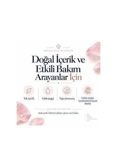 Akita Doğal Yağı Alınmamış Gül Suyu 2 x 250 ML